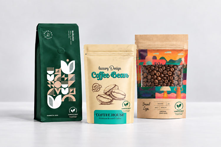 Compostable & Biodegradable Coffee Bag