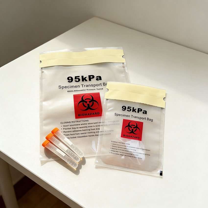 Biohazard Specimen Collection Bag​with Absorbent