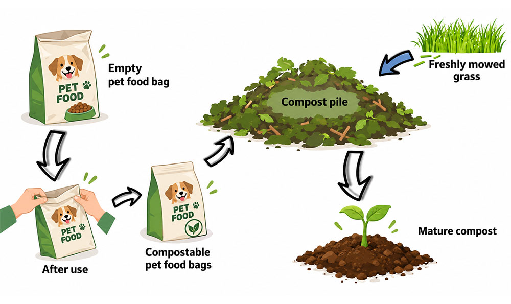 compostable bags for pet food