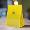 Yellow Recyclable Coffee Bags with Valve