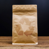 Cheap Laminated Block Bottom Recyclable Brown Paper Coffee Bags with Valve