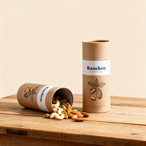Biodegradable Small Cardboard Cylinder Box for Mixed Nuts