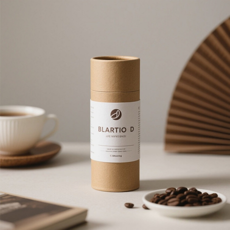 Custom Biodegradable Brown Paper Tubes