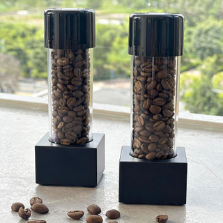 Single Dose Coffee Bean Storage Tubes with One-way Valve