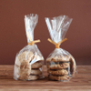 Compostable Gusseted Clear Cello Bags for Cookies