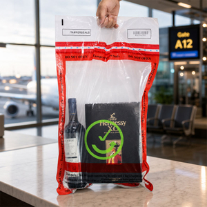 Airport Duty Free Plastic Security Tamper Evident Bag