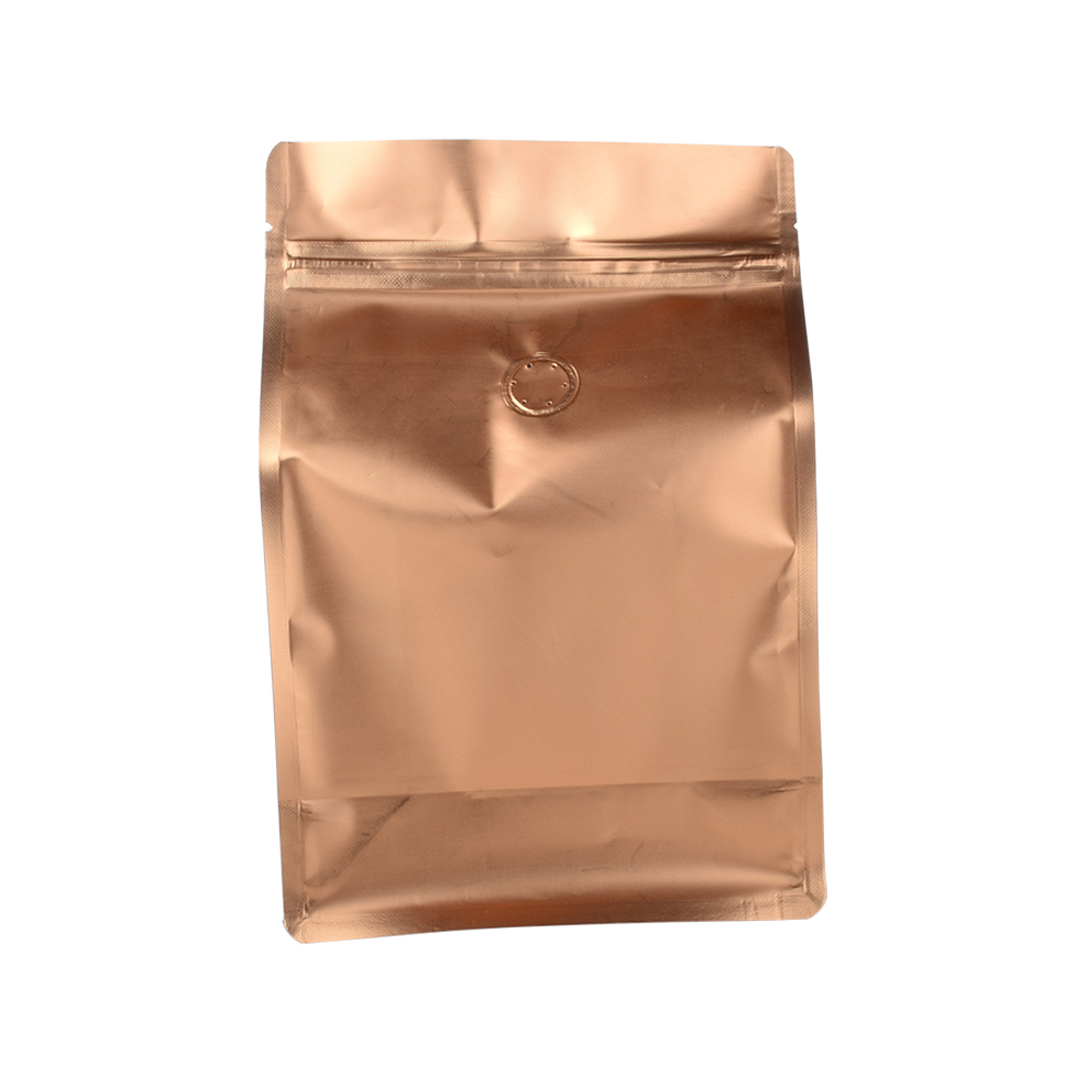 Aluminum Foil 250g Ground Coffee Bags Degassing Valve