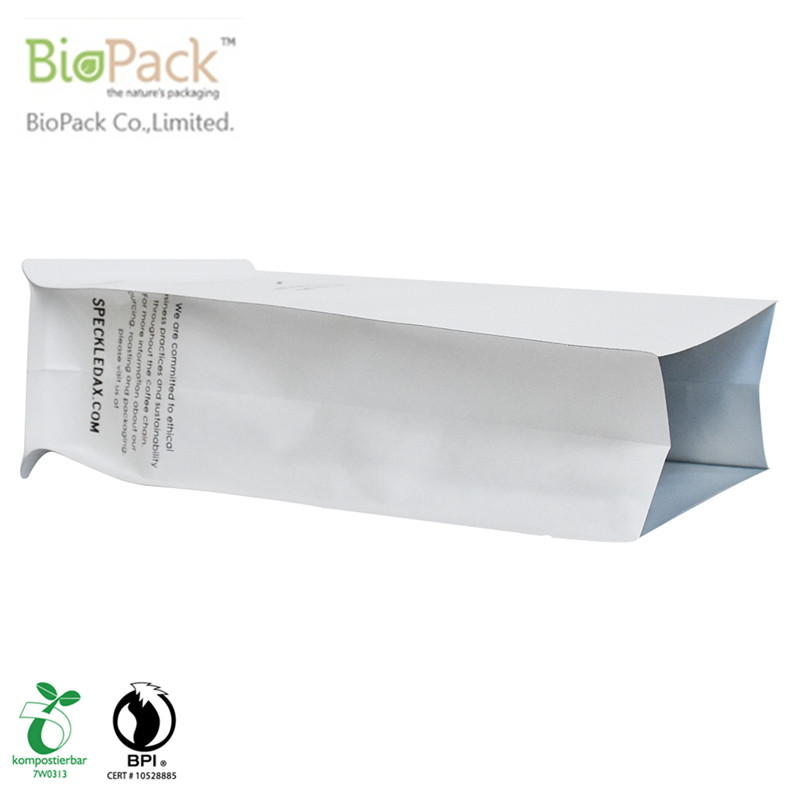 Zero Waste Neue recycelbare Kaffeebeutel Papier mit Pflanzenbasismaterial aus China überzogen