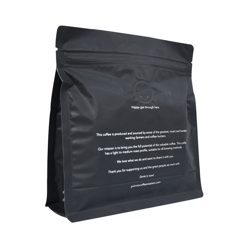 12oz Sustainable Compostable Plant Base Plastic Coffee Bean Package