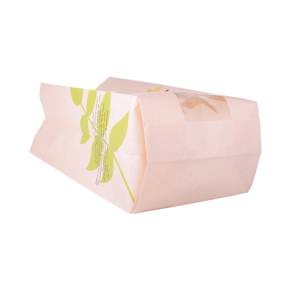 Eco-Friendly Certified PLA Fully Compostable Paper Bag for Food