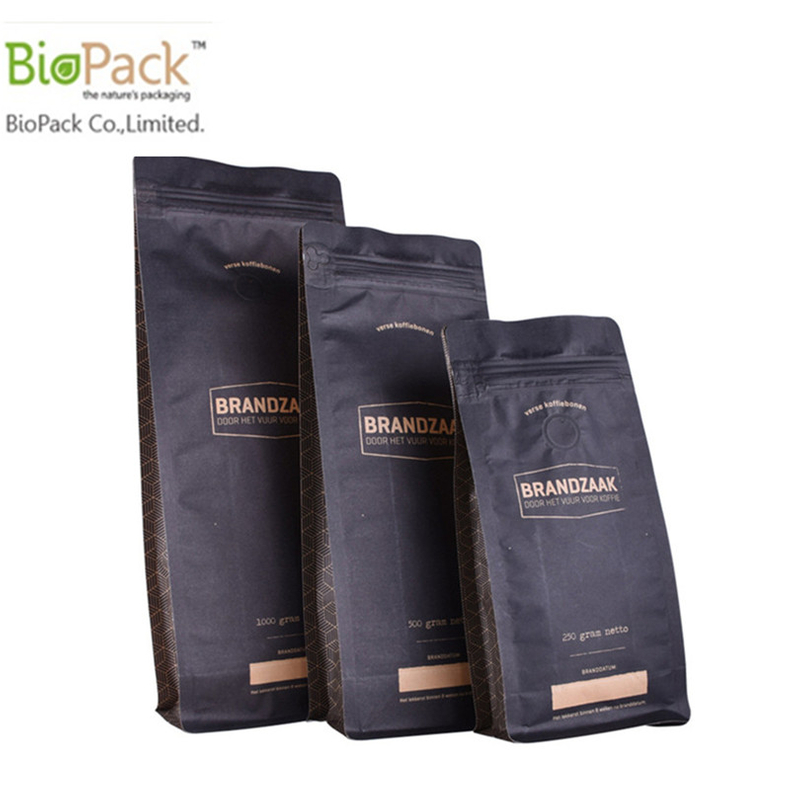 Ziplock biologisch abbaubare Maisstärke -Kaffeetasche Verpackung Großhandel aus China