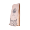 Sac à café en papier blanc kraft zipper sachets en étain