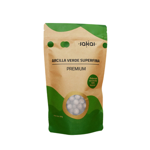 Empty Natural Kraft Paper Customised Chili Sea Salt Dry Spices Bags