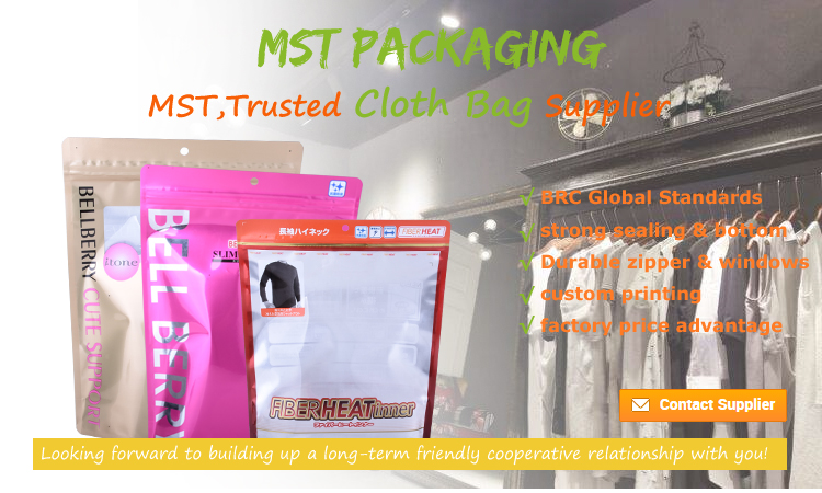 100% Bio-degradable Shopping / T-shirt Clothes Bags Compostable Wholesale in China