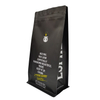 Good Seal Custom Kraft Plastic Aluminum Bag Flat Bottom Pouch Coffee Packaging Empty Flexible Packbag With Front Zipper