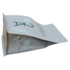 Grey Biodegradable Paper Bags Flat Bottom With Valve Zipper Bag Coffee Bag Pouches Flexible Packaging