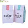 Flat Bottom Coffee Pouch with Zipper and Valve