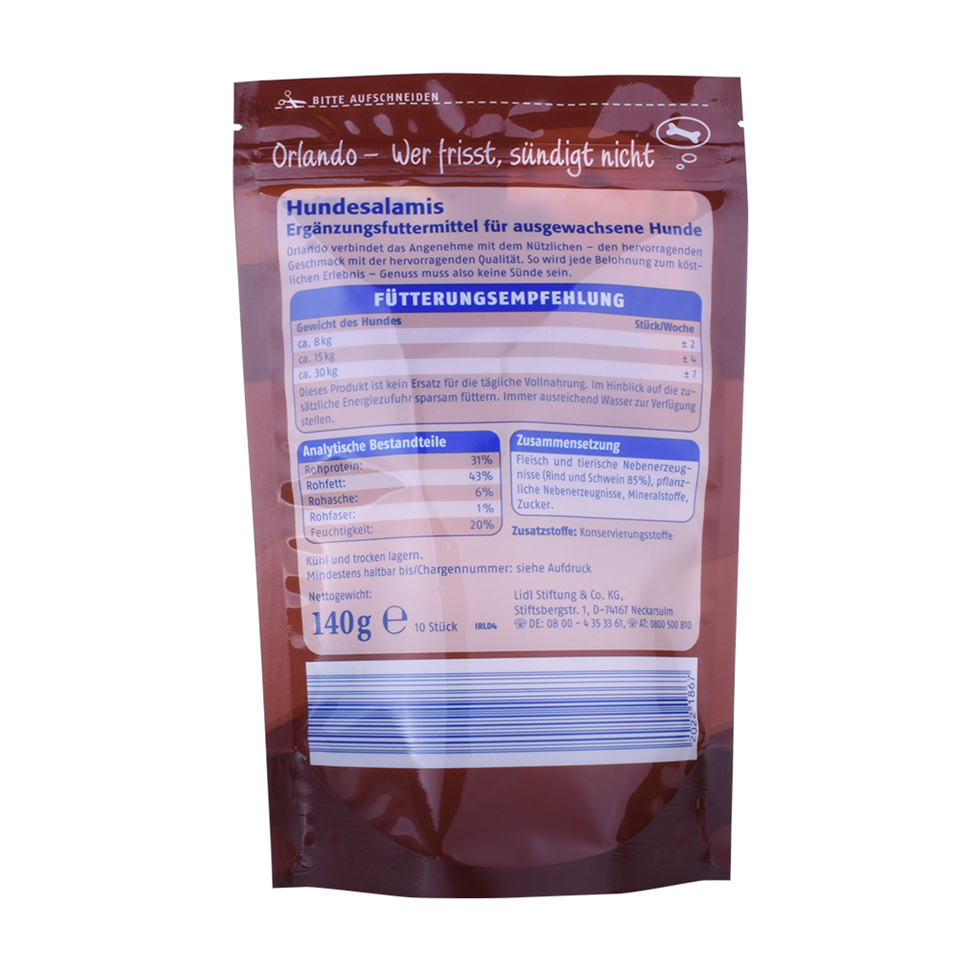 Manufacturers Tear Notch Sustainable Pouches