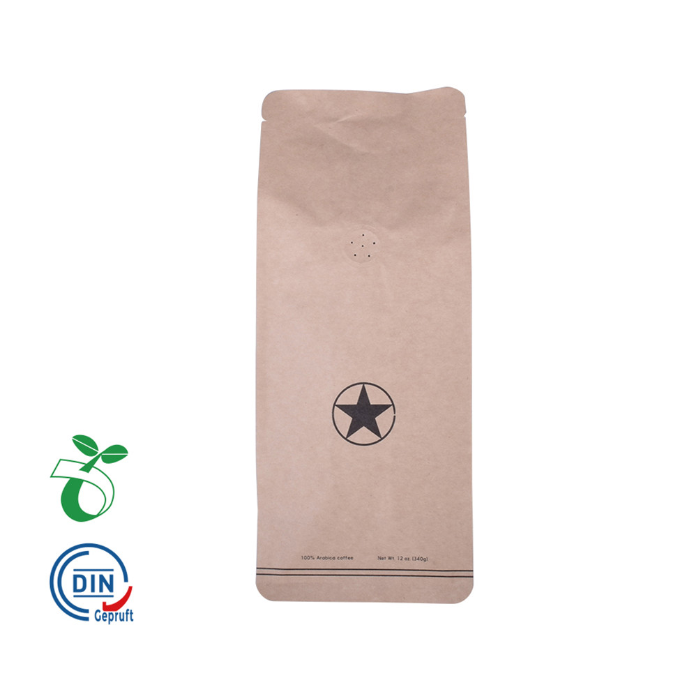 Nhà sản xuất túi có thể phân hủy Tea Packaging Kraft Paper Pough