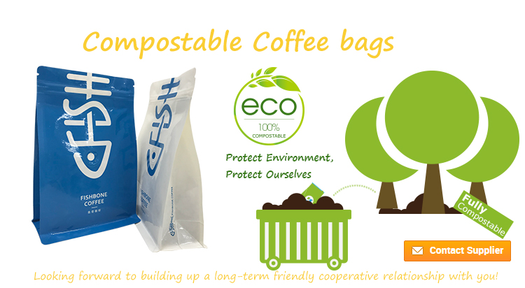 BCB003A compostable coffee bag