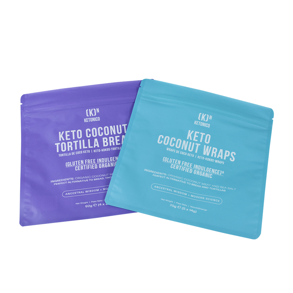 Resealabele U Bottom Seal Biodegradable Wrapper