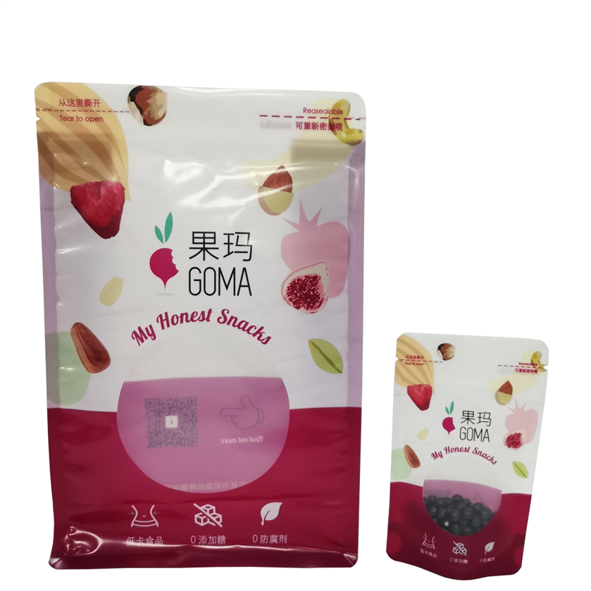 OEM Top Seal Biodegradable Cello Fruit Packaging Bags