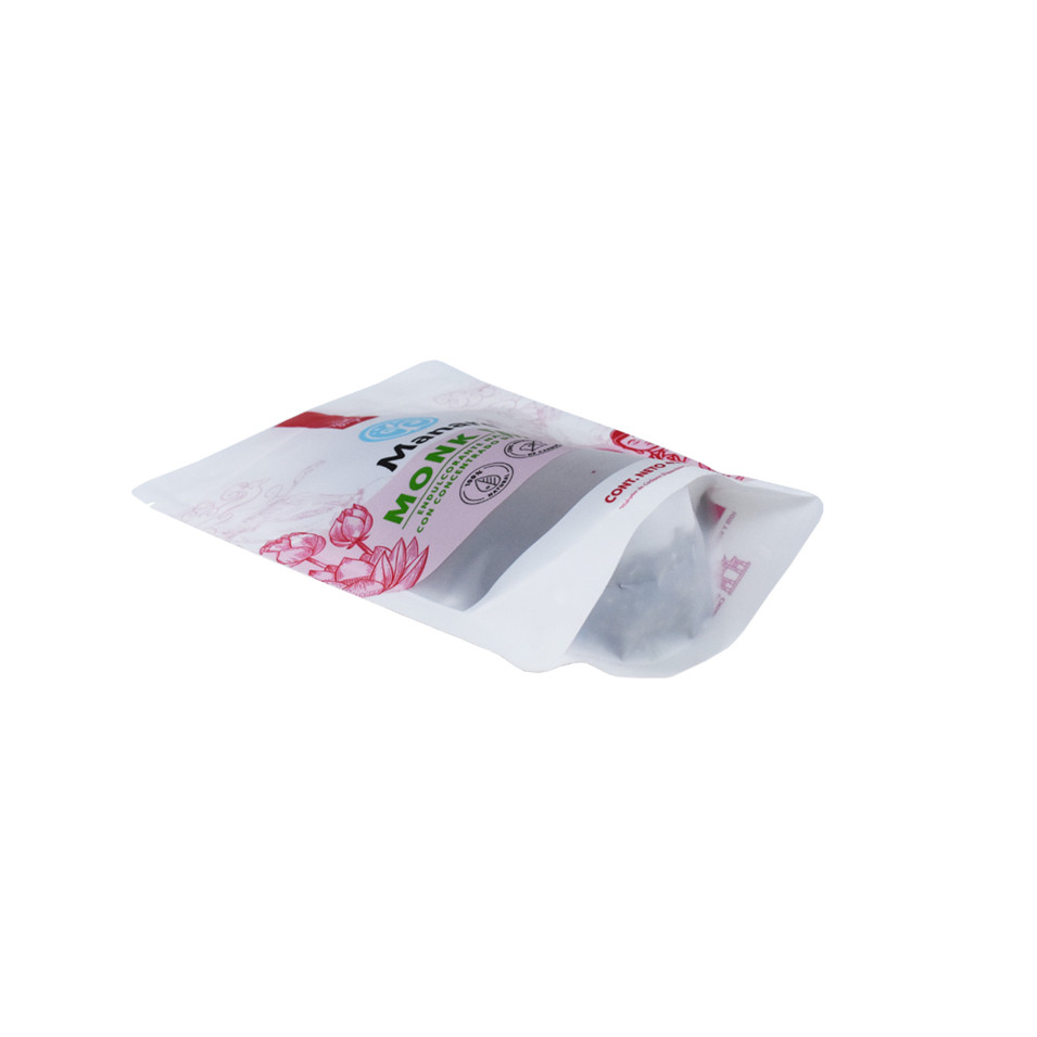 Zipper With Tin Tie Plastic Packing Bag For Dried Fruit