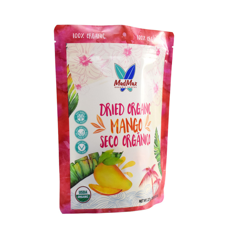 Recyclable Matte Finish Pouch Packaging Design Template
