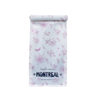 Biodegradable Snacks Kraft Paper Bag Sealing