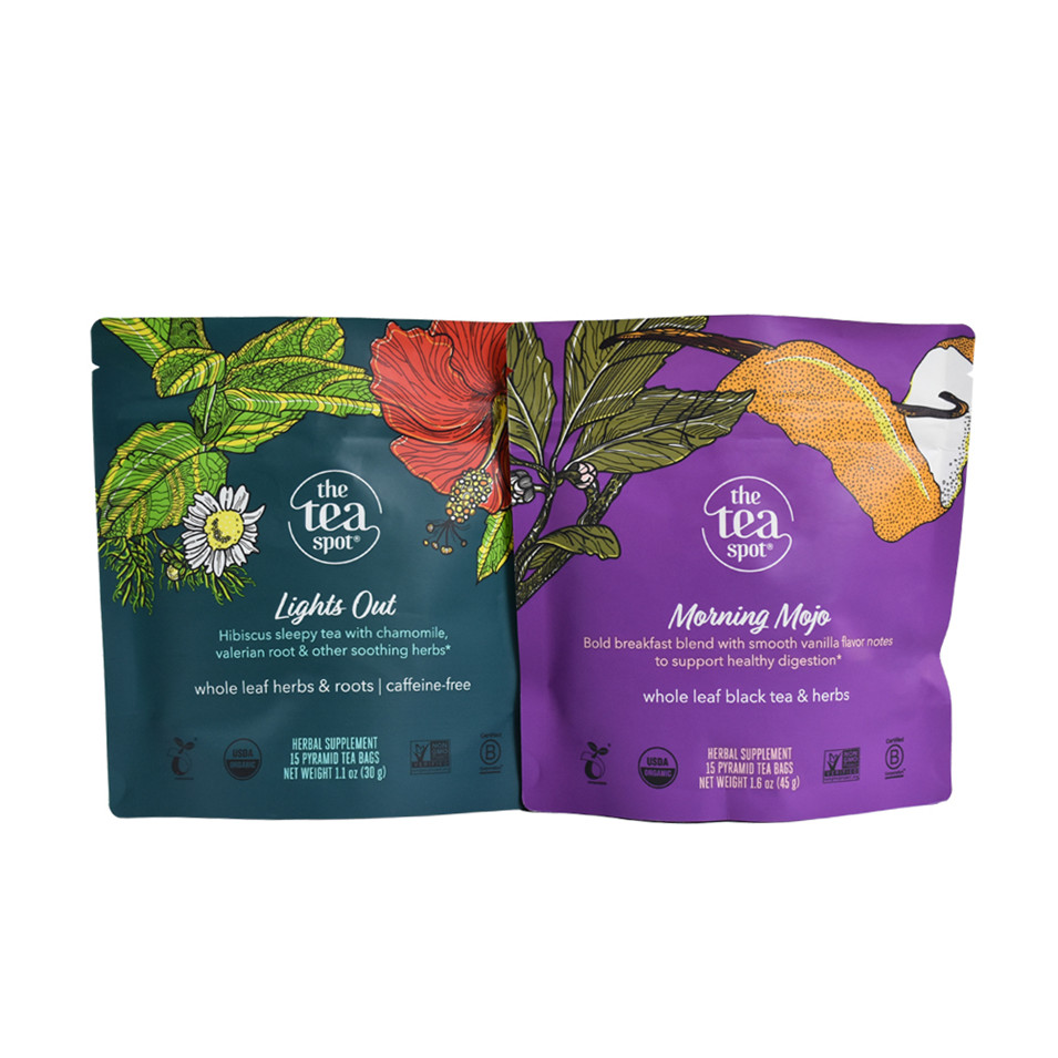 Compostable Biodegradable Plastic Mylar Packaging Snack Pouch