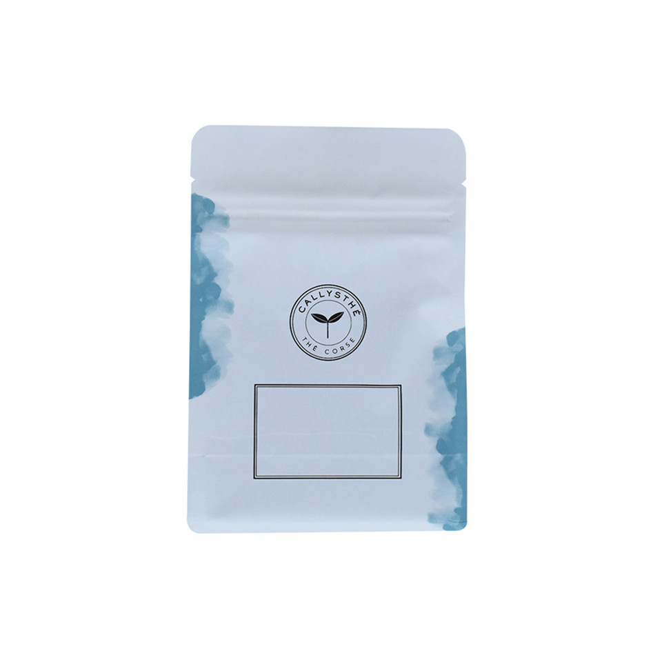 Personlized Logo Fashion Flat Bottom Ziplock Top Spices Bag