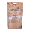 Customized Best Price Logo Kraft Paper Pet Food Bag with Ziplock And Window