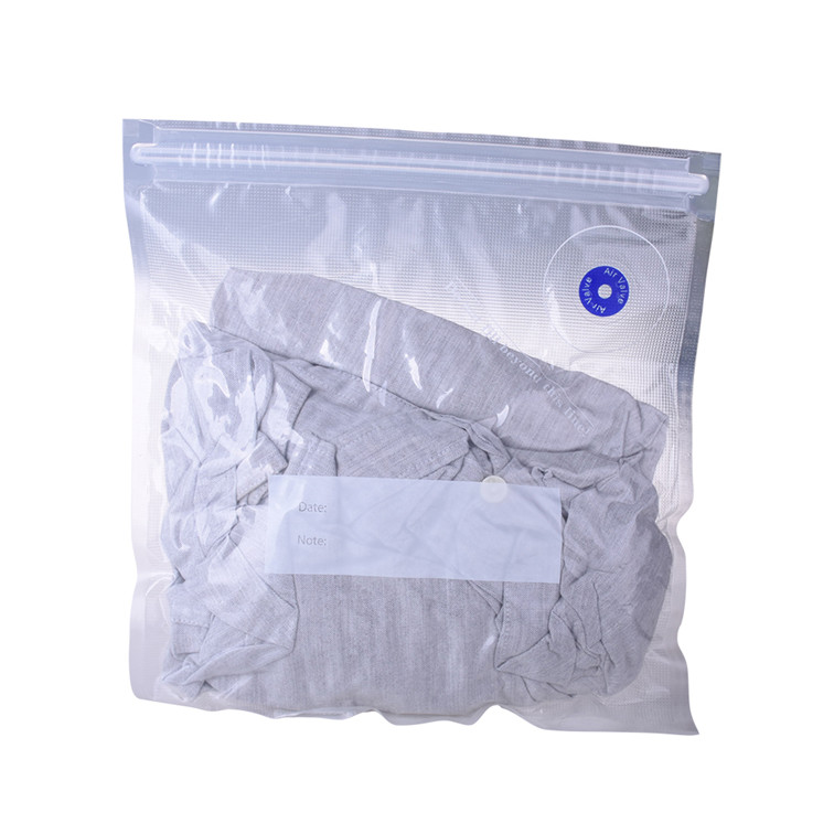 Ziplock T-Shirt Compostable Cosmetic Packaging Plastic Bag