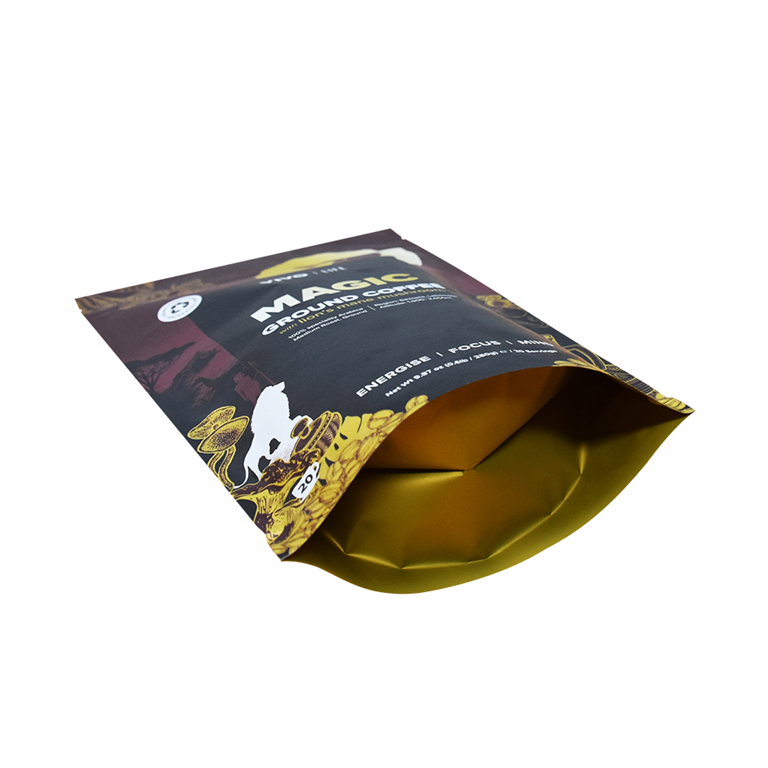 Custom Design Reclosenable Ziploc Stand Up Food Grade Folienbeutel zum Verkauf