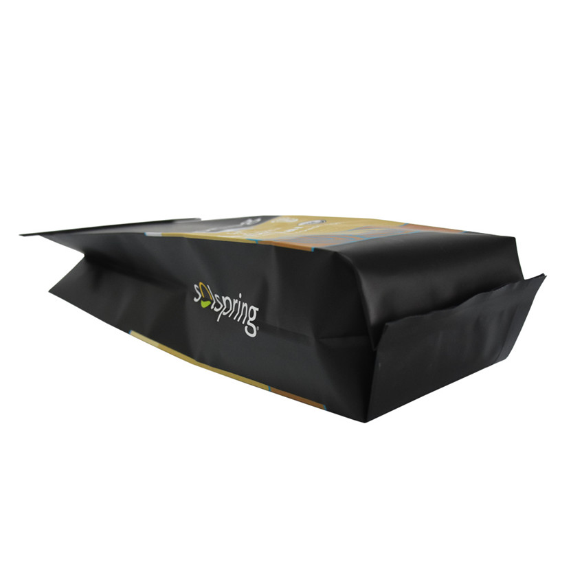 Factory Double Zipper Bulk Snack Food Kraft Packaging Cookies Bag Packaging