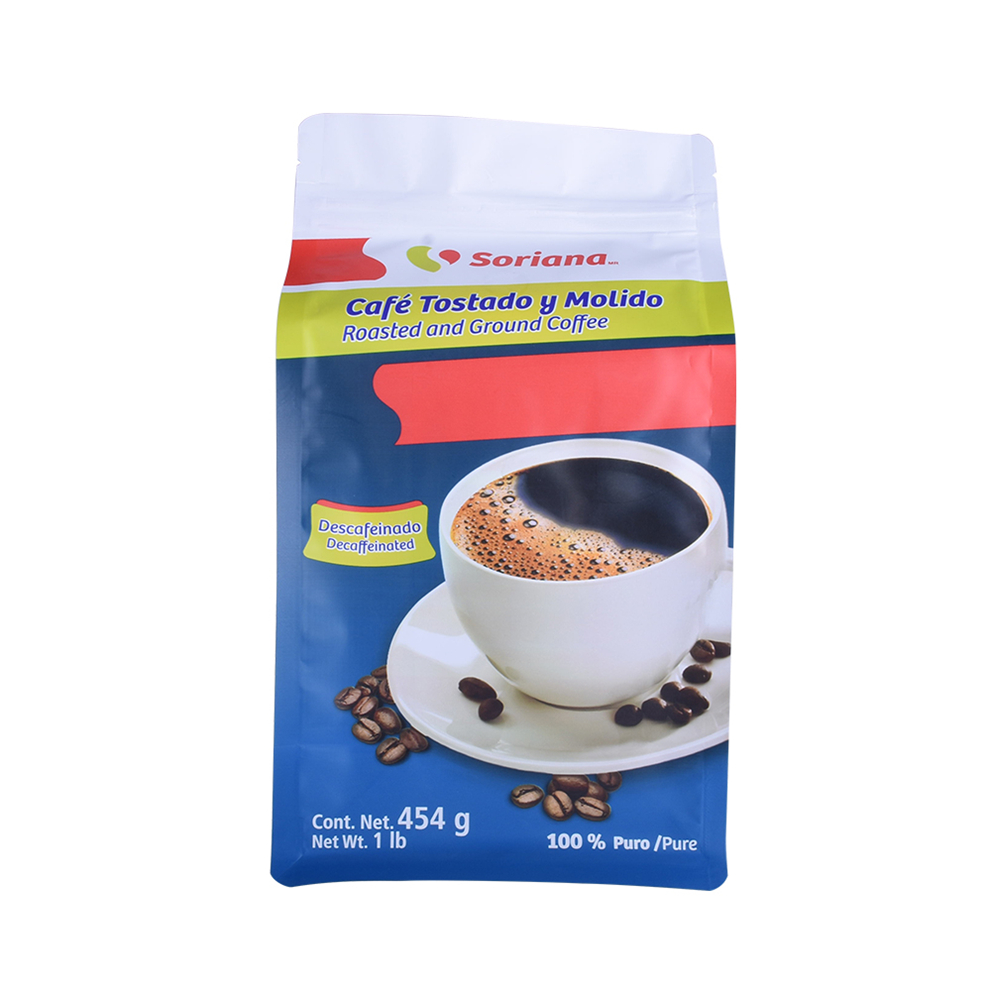 Biodegradable Full Color Printing Customized Coffee Bean Packaging Bag