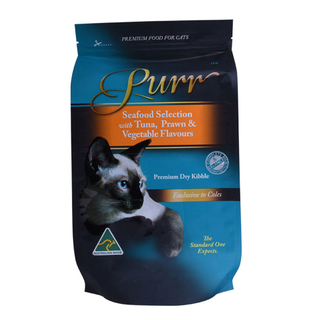 OEM Rip Zip Pet Food Package Animal Feed Plastic Bag 25kg