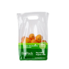 Custom Printed Ziplock Clear Apple Bags Compostable with Hanging Hole