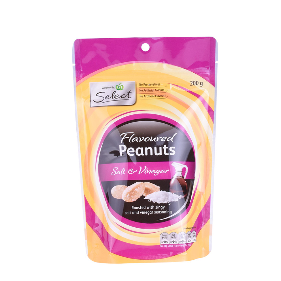 Plastic Zip Lock Ziplock Top Nut Packaging