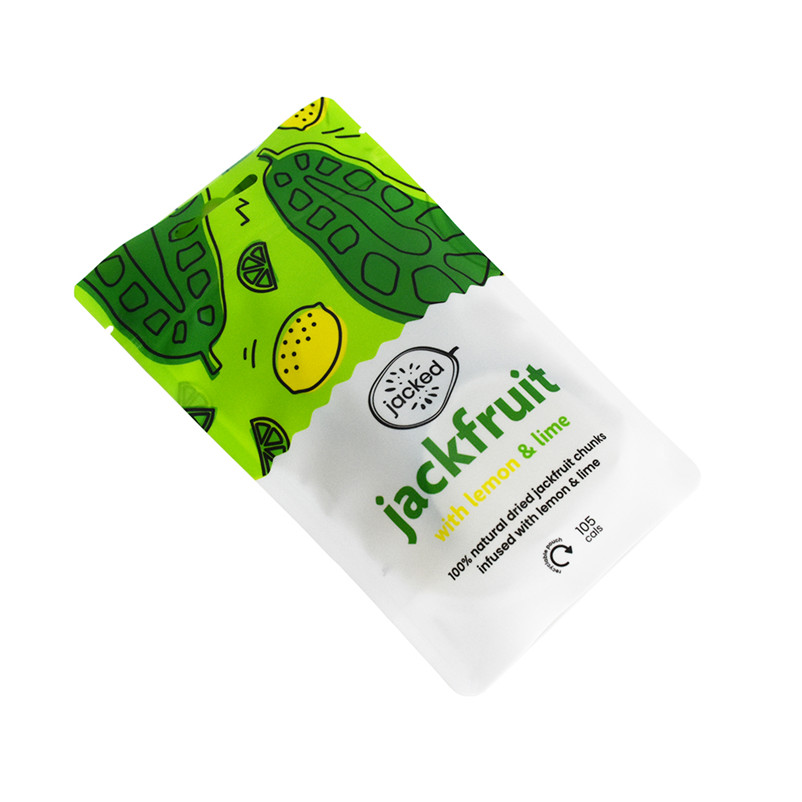 Recyclable PCR Materials Food Safty Packaging for Dried Fruit Snack Bag with Resealable Zipper