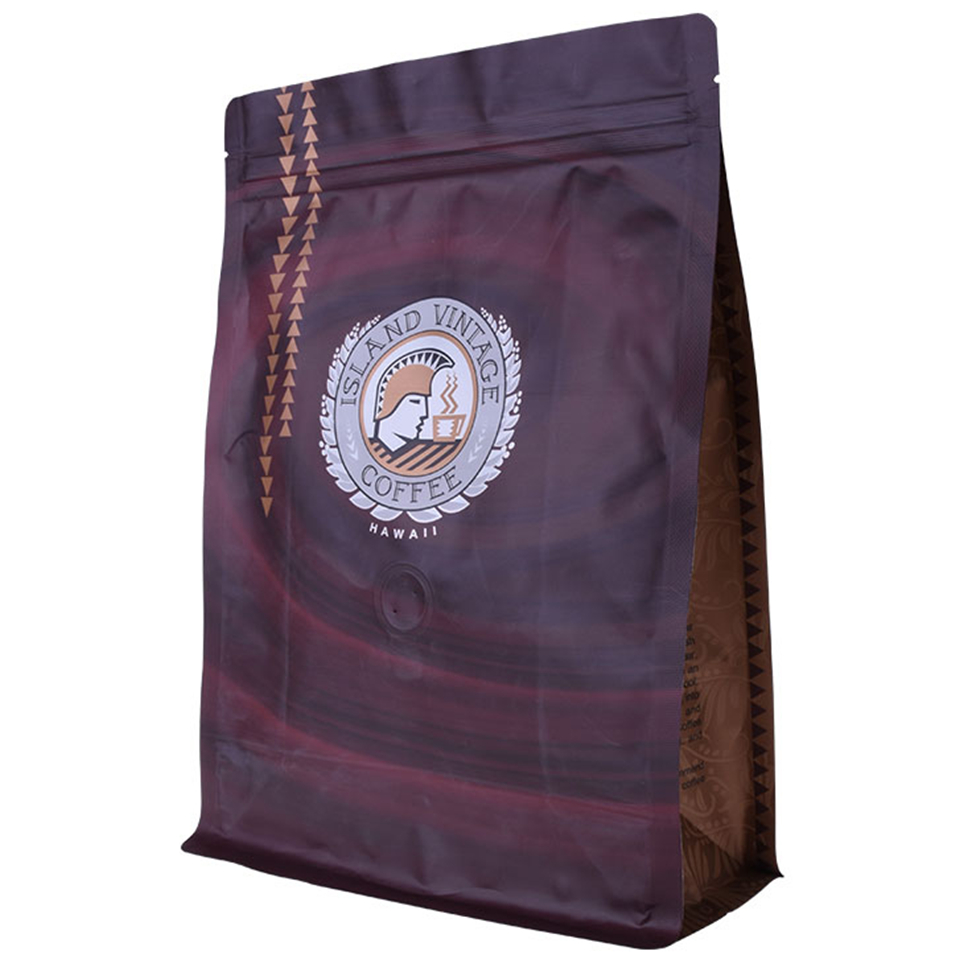 Resealable Ziplock Paper Pyramid Tea Bag