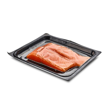 Umweltfreundliche Wärme Vakuumversiegelte Fleischhautverpackung für Lachs