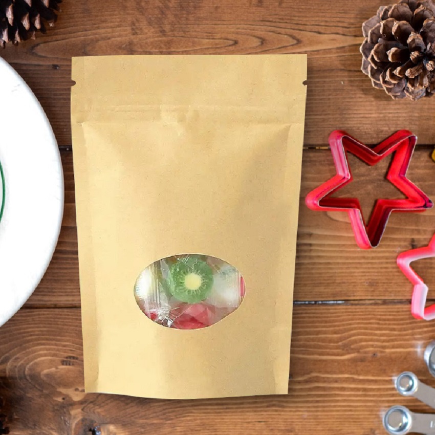 Eco-friendly Paper Stand Up Pouches for Candy