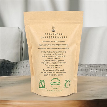 kompostierbare Kraftpapierbeutel