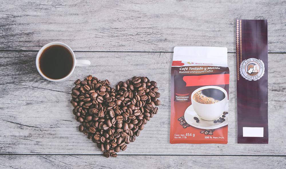 custom coffee bag
