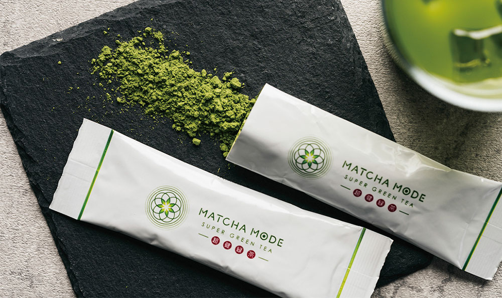 stick pack for matcha powder
