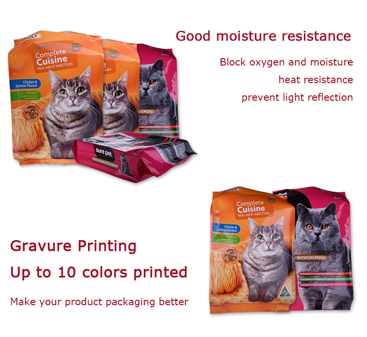 cat food packaging