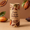 Custom Biodegradable Paper Tube for Cacao Packaging