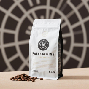 Personalisierte Heizung Dichtbarer Flachboden 5 lb Kaffeetaschen mit Ventil