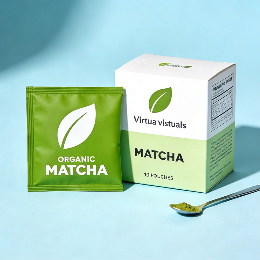 Compostable Matcha Powder Sachets
